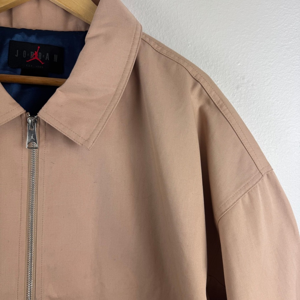 NIKE AIR JORDAN X J BALVIN Woven full zip unisex jacket BEIGE/TAN -‎ XL